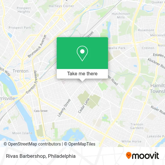 Rivas Barbershop map