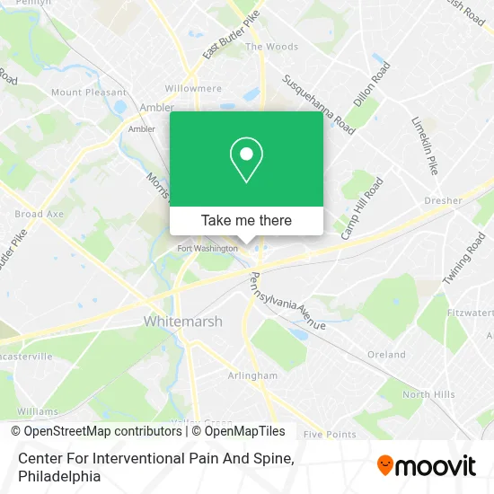 Center For Interventional Pain And Spine map