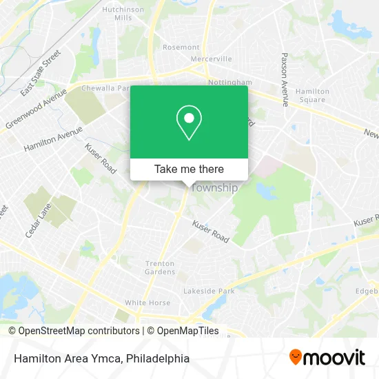 Hamilton Area Ymca map