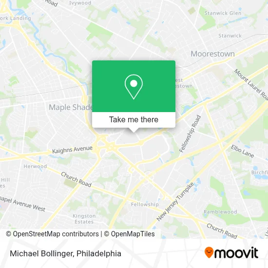 Michael Bollinger map
