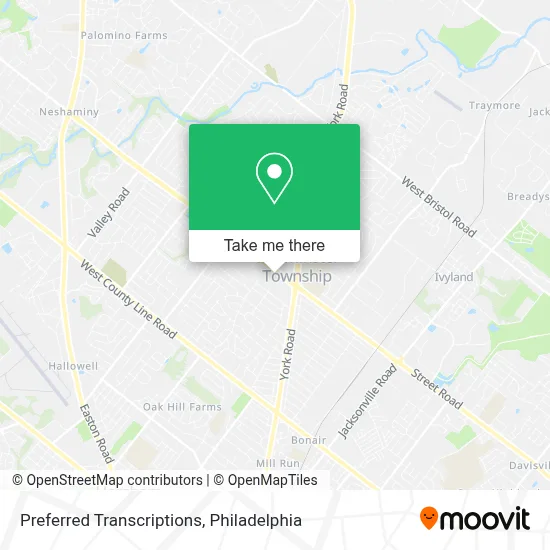 Preferred Transcriptions map