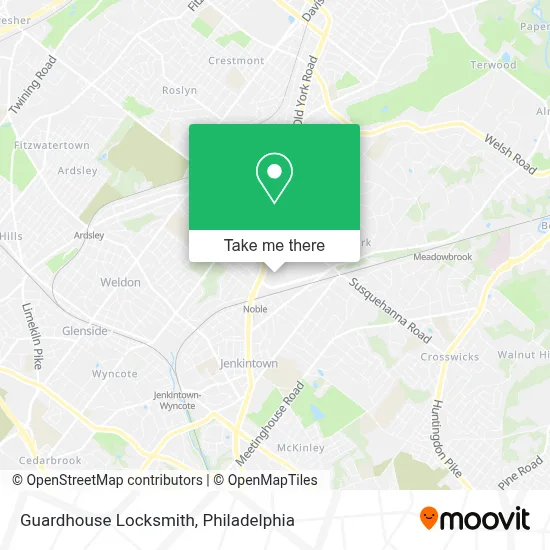 Guardhouse Locksmith map