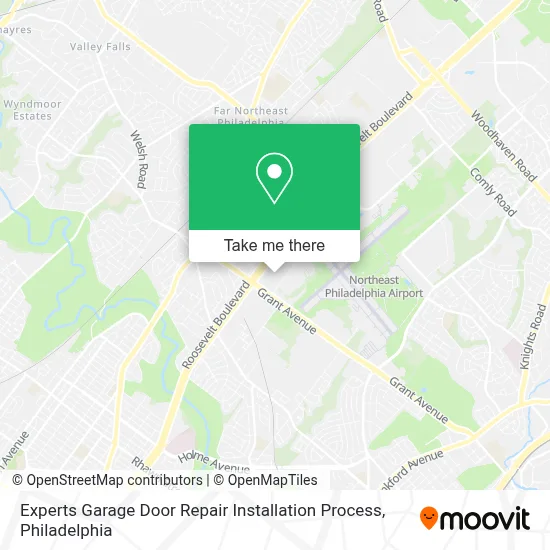 Experts Garage Door Repair Installation Process map