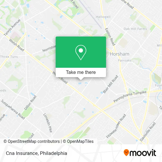 Cna Insurance map