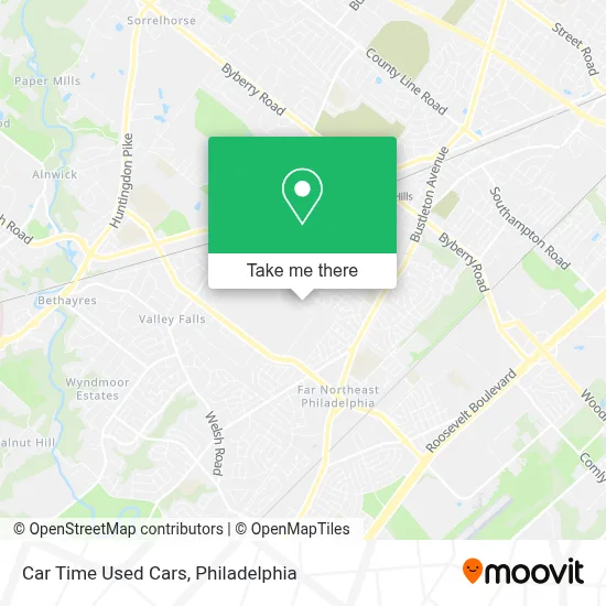 Car Time Used Cars map