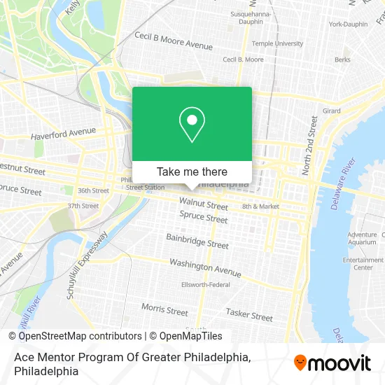 Ace Mentor Program Of Greater Philadelphia map