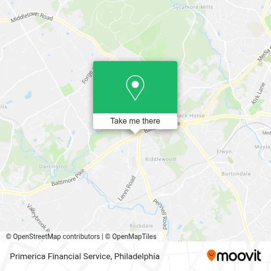 Primerica Financial Service map