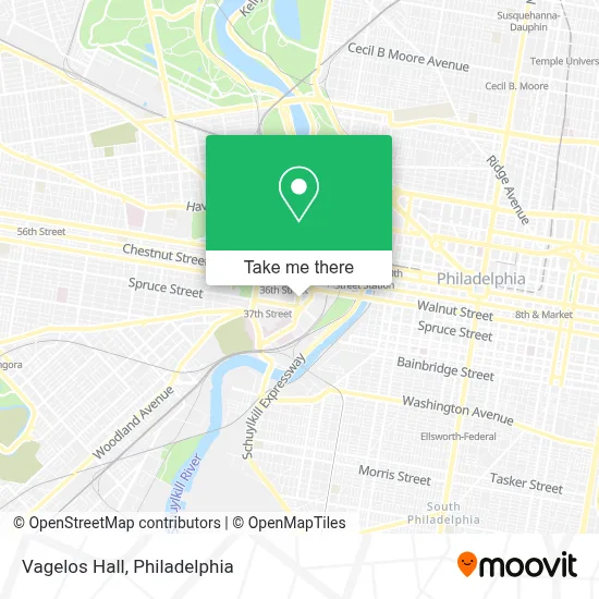 Vagelos Hall map