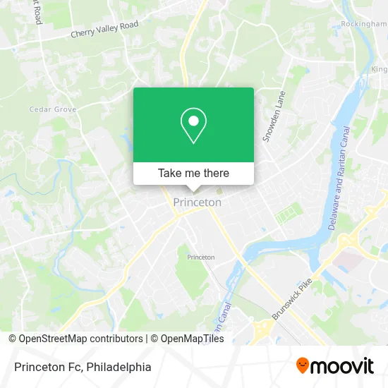 Princeton Fc map