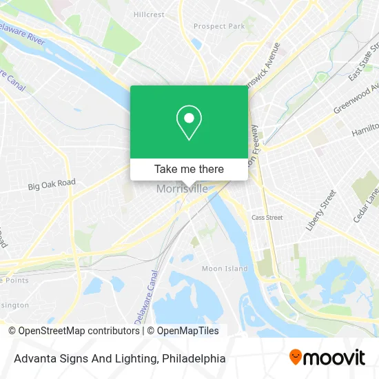 Advanta Signs And Lighting map