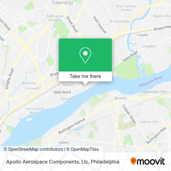 Apollo Aerospace Components, Llc map