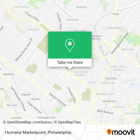 Humana Marketpoint map