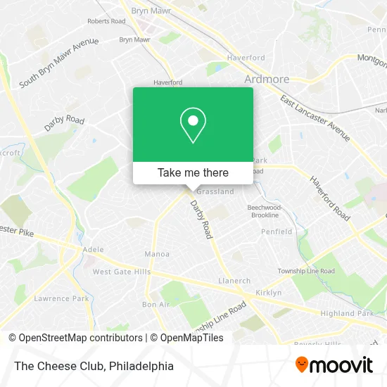The Cheese Club map