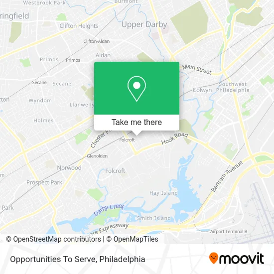 Opportunities To Serve map