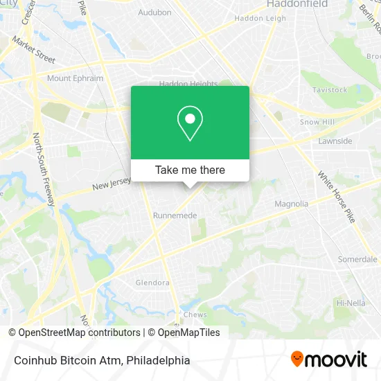 Coinhub Bitcoin Atm map