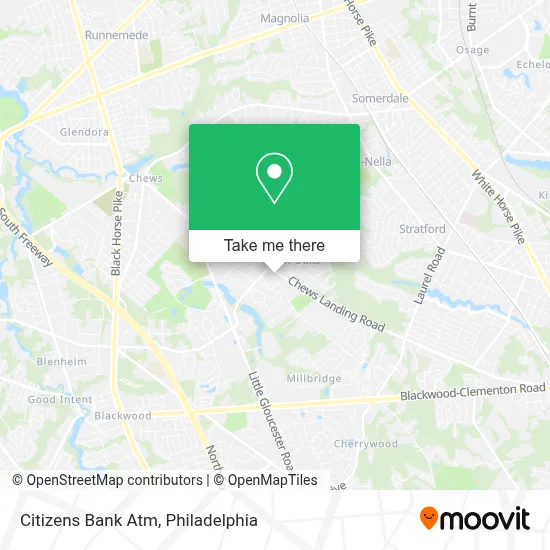Citizens Bank Atm map