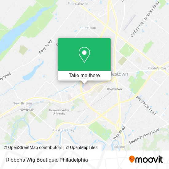 Ribbons Wig Boutique map