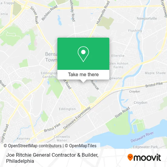 Joe Ritchie General Contractor & Builder map