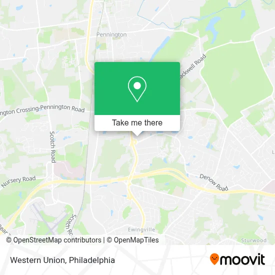 Western Union map