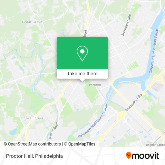 Proctor Hall map