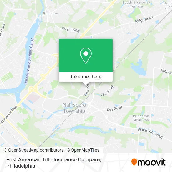 First American Title Insurance Company map