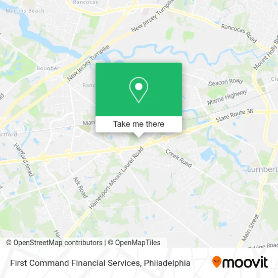 First Command Financial Services map