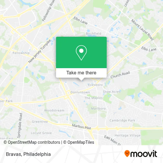 Bravas map