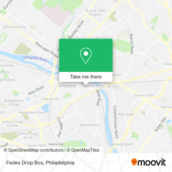 Fedex Drop Box map