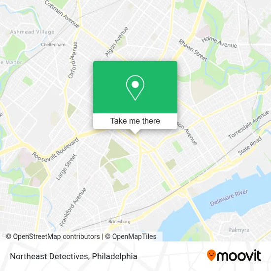 Northeast Detectives map