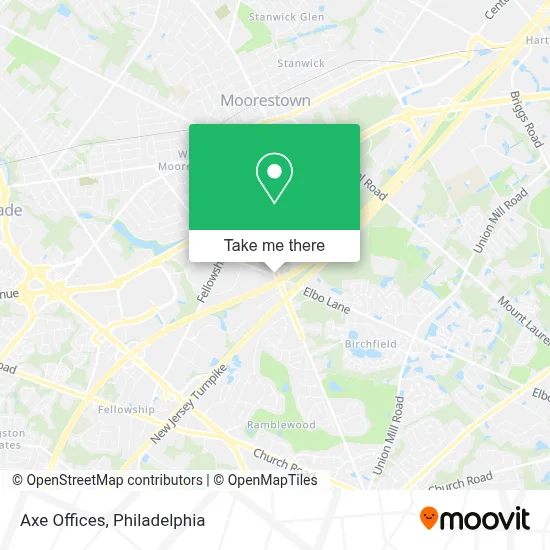 Axe Offices map