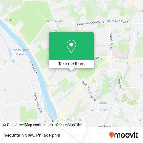 Mountain View map