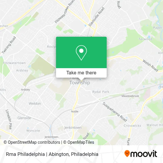 Rma Philadelphia | Abington map