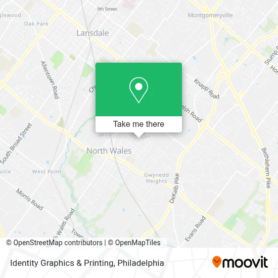 Identity Graphics & Printing map