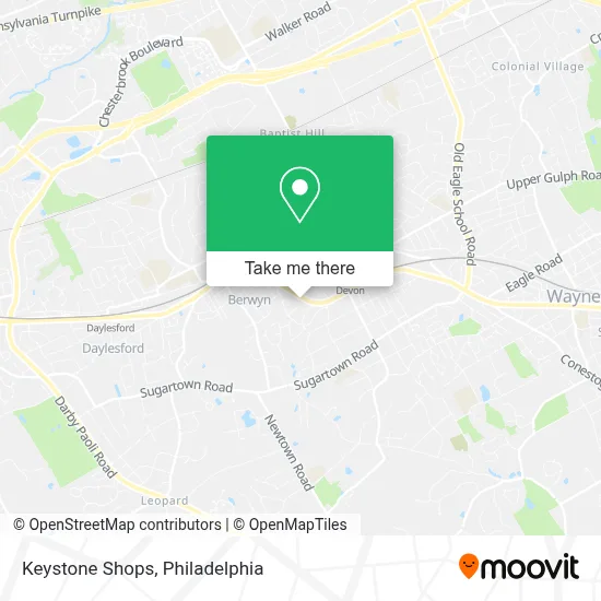 Keystone Shops map
