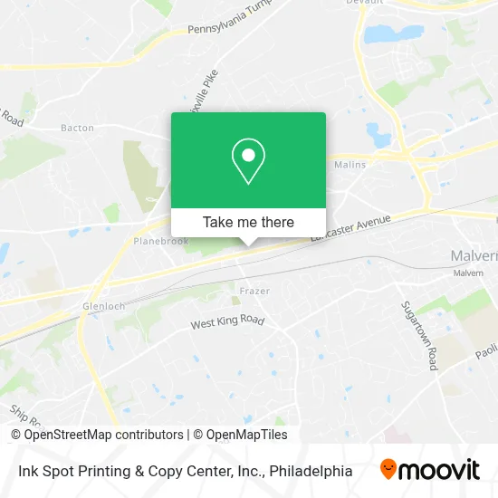 Ink Spot Printing & Copy Center, Inc. map