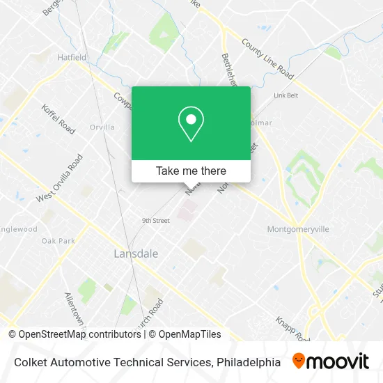 Colket Automotive Technical Services map