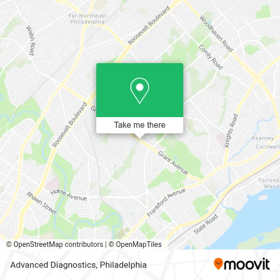 Advanced Diagnostics map