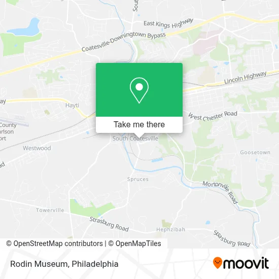 Rodin Museum map