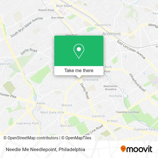 Needle Me Needlepoint map