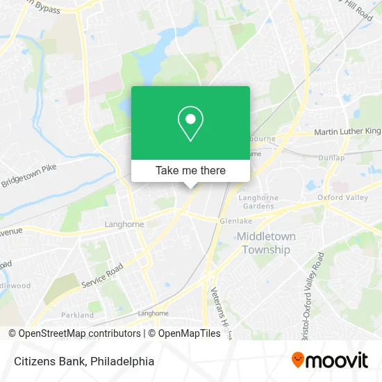 Citizens Bank map