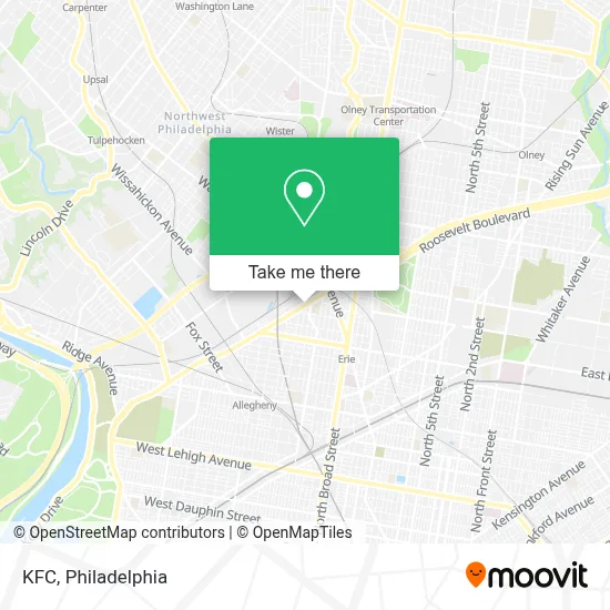 Kfc map