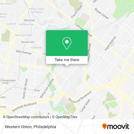 Western Union map