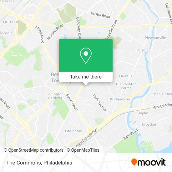 The Commons map