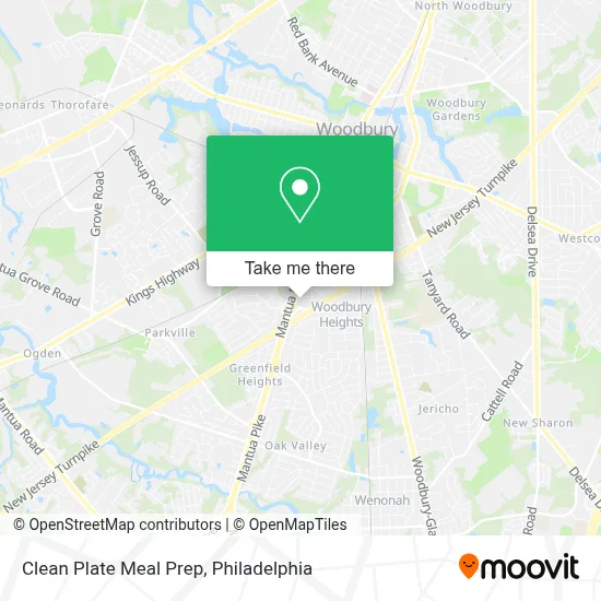 Clean Plate Meal Prep map