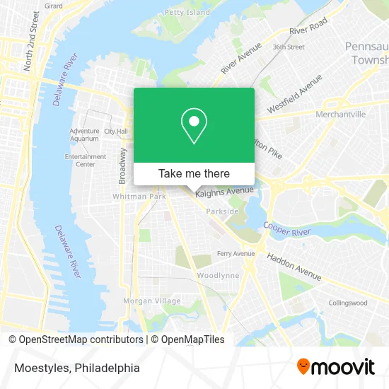 Moestyles map