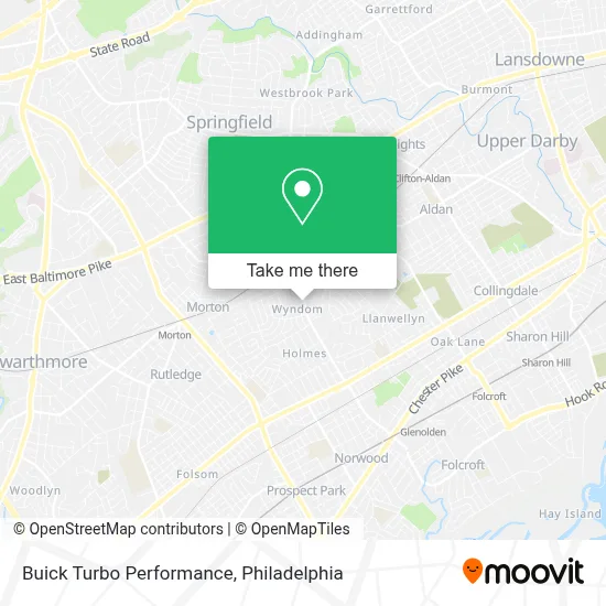 Buick Turbo Performance map