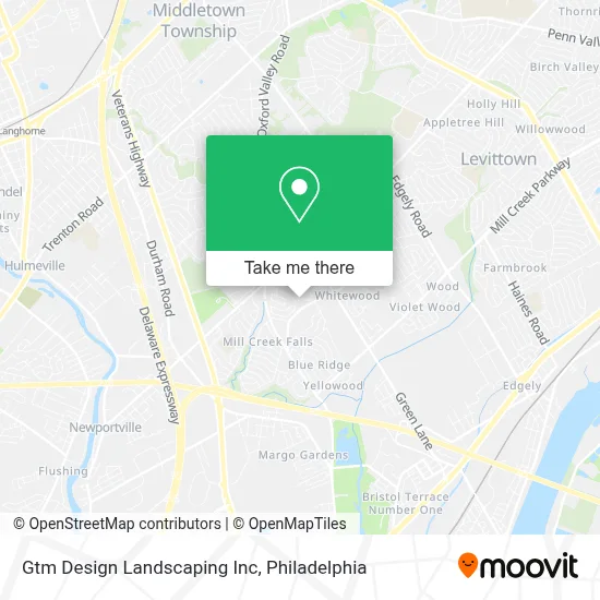 Gtm Design Landscaping Inc map