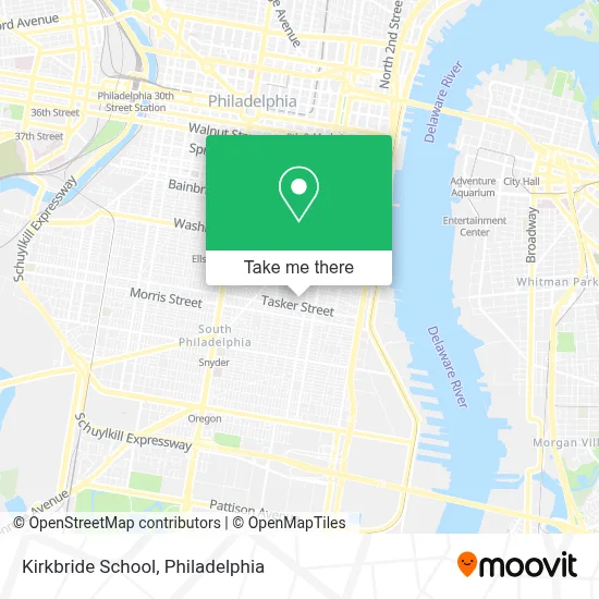 Kirkbride School map
