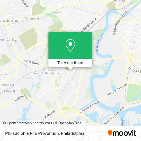 Philadelphia Fire Prevention map