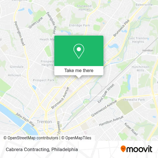 Cabrera Contracting map